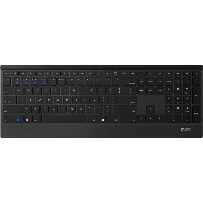 Clavier - RAPOO - E9500M - AZERTY