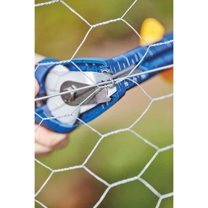 Pince grillage - RAPID - FP216 - Avec chargeur pour agrafes VR16 - Pose de clôture  - Blister - (23467900)