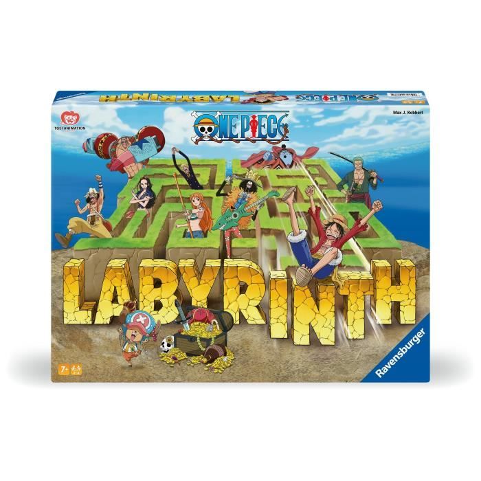 RavensburgerJeu de société classiqueLabyrinthe One PieceJeu de plateau-Jeu de réflexion-Enfant et FamilleDes 7 ansMixte22887