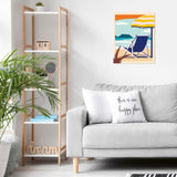 CreArt 24x30 cm Relax at the Beach, Adulte, Peinture par numéros, 23897, Ravensburger