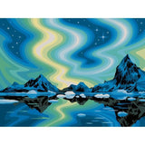 Ravensburger–CreArt Toiles 30x40 cm–Aurores Boréales–Peinture par numéros–Adulte-Activité détente et créative–Des 14 ans–23907