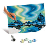 Ravensburger–CreArt Toiles 30x40 cm–Aurores Boréales–Peinture par numéros–Adulte-Activité détente et créative–Des 14 ans–23907