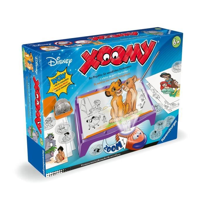 Xoomy Maxi Disney, Table a dessiner, Dessin, Mixte, Activité créative, Des 6 ans, 23946, Ravensburger
