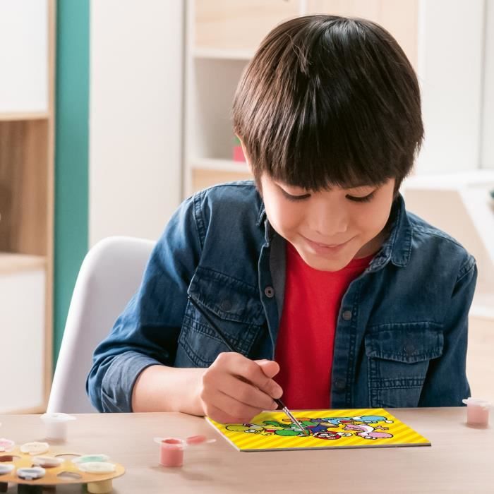 CreArt Kids 18x24cm Super Mario, Kit de peinture par numéros Numéro d'Art, Des 7 ans, 25529, Ravensburger