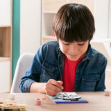 CreArt Kids 18x24cm Doux bisous de Husky, Kit de peinture par numéros Numéro d'Art, Des 7 ans, 25829, Ravensburger