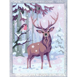 CreArt Kids 18x24cm Cerf romantique, Kit de peinture par numéros Numéro d'Art, Des 9 ans, 25831, Ravensburger
