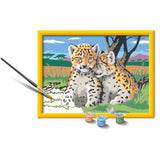 CreArt Kids 18x24cm Petits léopards, Kit de peinture par numéros Numéro d'Art, Des 9 ans, 25832, Ravensburger