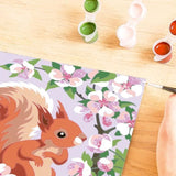 CreArt Kids 18x24cm Écureuil au printemps, Kit de peinture par numéros Numéro d'Art, Des 9 ans, 25837, Ravensburger