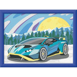 CreArt Kids 18x24cm Lamborghini, Kit de peinture par numéros Numéro d'Art, Des 7 ans, 25842, Ravensburger