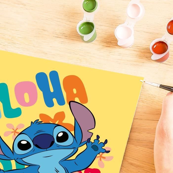 CreArt Kids 18x24cm Stitch, Kit de peinture par numéros Numéro d'Art, Des 7 ans, 25844, Ravensburger