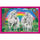 CreArt Kids 31x21cm Au pays des licornes, Kit de peinture par numéros Numéro d'Art, Des 9 ans, 25849, Ravensburger