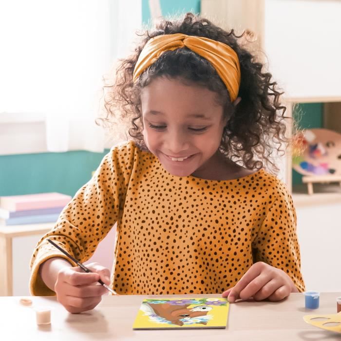 CreArt Kids 18x24cm Cheval fleuri, Kit de peinture par numéros Numéro d'Art, Des 7 ans, 25906, Ravensburger