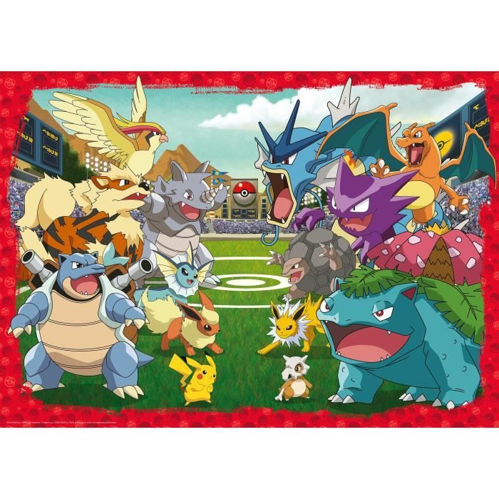 Puzzle 1000 pieces Pokémon l'affrontement, Adultes et enfants dés 14 ans, Puzzle de qualité supérieure, 12000628, Ravensburger