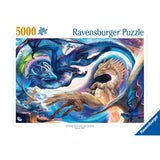 Puzzle 5000 pieces Dragon de jour et de nuit, Des 14 ans, Dragons, 12000813, Ravensburger