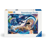 Puzzle 5000 pieces Dragon de jour et de nuit, Des 14 ans, Dragons, 12000813, Ravensburger