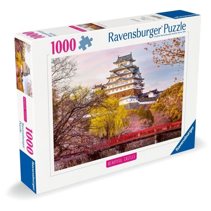 Puzzle 1000 pieces Château de Himeji, Japon, Collection Highlight, des 14 ans, Château, 12001316, Ravensburger