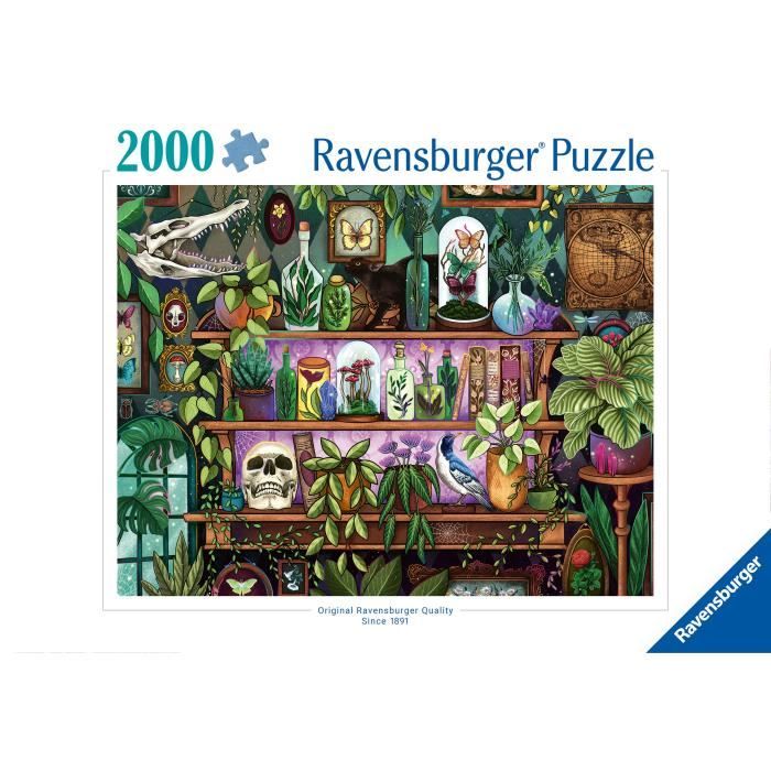 Puzzle 2000 pieces, Des 14 ans, Bibelots et objets de sorciere, Puzzle de qualité premium fabriqué en Europe, Plantes, 12001416