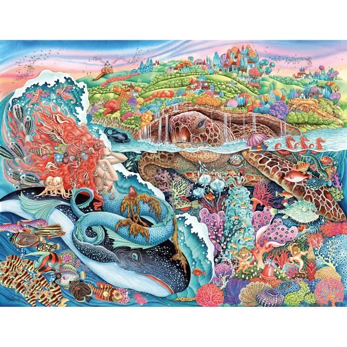 Puzzle 2000 pieces, Puzzle Adultes, Des 14 ans, Le mythe de Thalassa, Mer , 12001484, Ravensburger