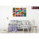 Puzzle 3000 pieces Retro Marvel, Adultes et enfants des 14 ans, Puzzle de qualité supérieure, Collection Mes Héros, 12001549, Nathan