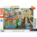 Puzzle 1500 pieces Le jardin des reves, des 14 ans, Puzzle de qualité supérieure, Collection Artiste, 12001612, Nathan