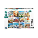 Puzzle 2000 pieces Nice, Côte d'Azur, Adultes et enfants des 14 ans, Collection Urbain, France, 12001613, Nathan