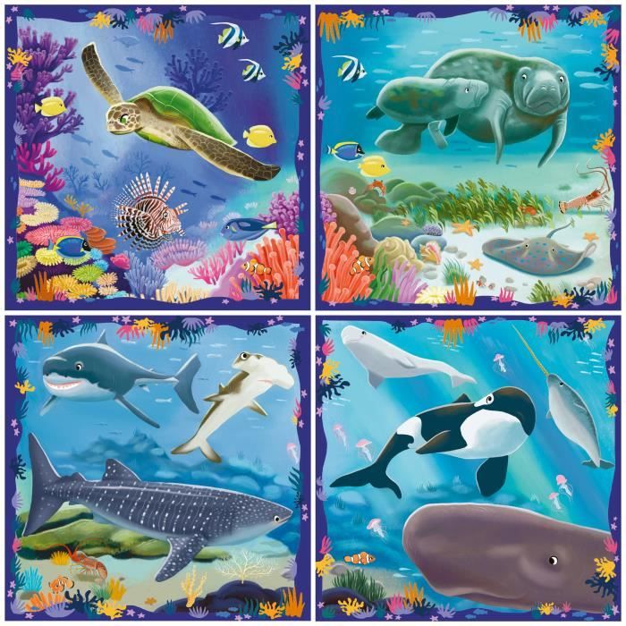 Puzzle Enfant, Puzzle UP!, Les animaux marins, des 5 ans, 12004004, Ravensburger