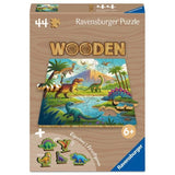 Les dinosaures - Puzzle bois 44 pieces - des 6 ans - Ravensburger