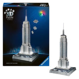 Puzzle 3D Iconics - Empire State Building illuminé