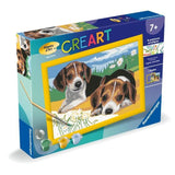 CreArt Kids  18x24cm  Chiots Beagle