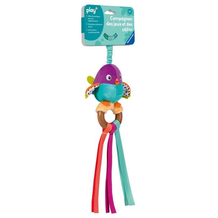 Ravensburger play+, Mon hochet d'Èveil - Petit oiseau , 0-12 mois, Premier ‚ge, bÈbÈ