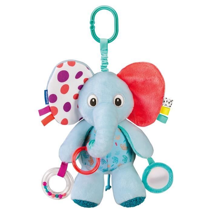 Ravensburger play+, Ma peluche d'activitÈs - ElÈphant , 0-12 mois, Premier ‚ge, bÈbÈ