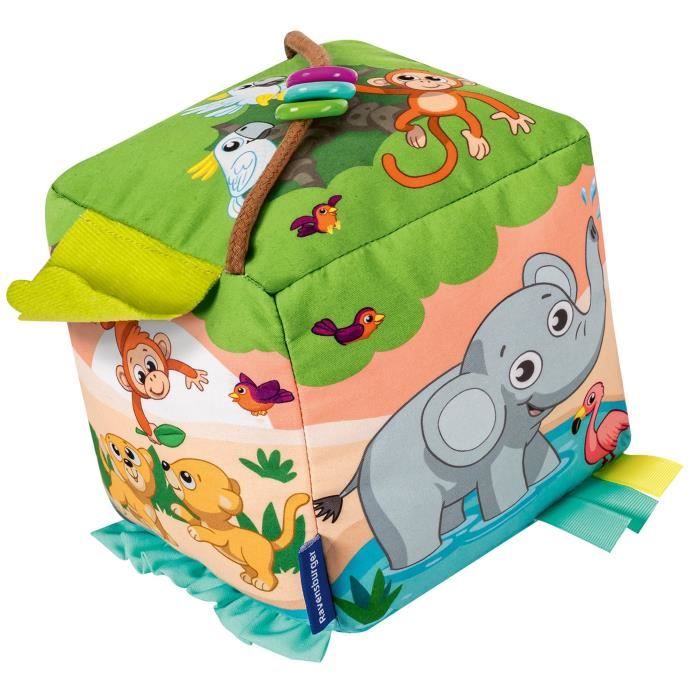 Ravensburger play+, Cube d'activitÈs sonore - Les animaux sauvages , 0-12 mois, Premier ‚ge, bÈbÈ