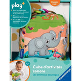 Ravensburger play+, Cube d'activitÈs sonore - Les animaux sauvages , 0-12 mois, Premier ‚ge, bÈbÈ