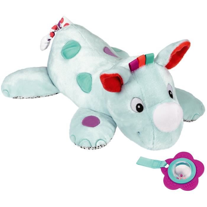 Ravensburger play+, Coussin d'activitÈs - RhinocÈros , 0-12 mois, Premier ‚ge, bÈbÈ