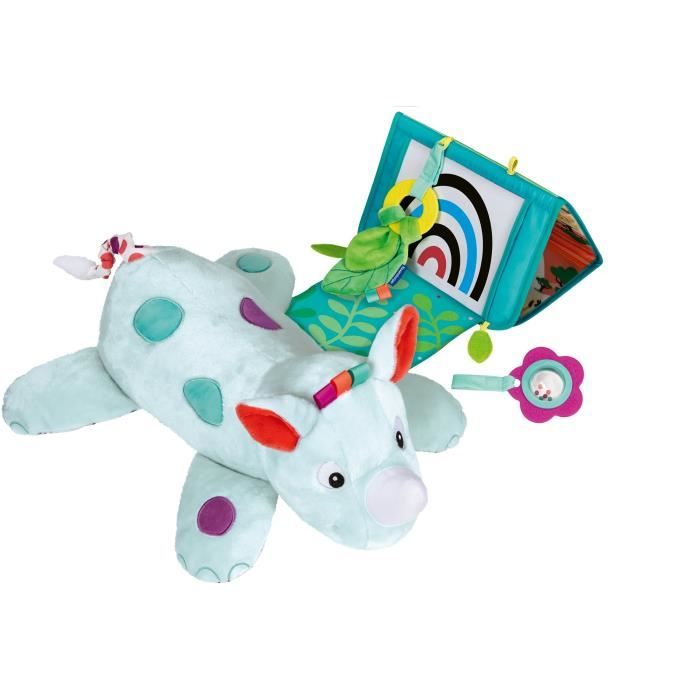 Ravensburger play+, Coussin d'activitÈs - RhinocÈros , 0-12 mois, Premier ‚ge, bÈbÈ