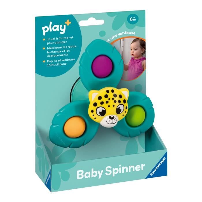 Ravensburger play+, Baby Spinner - LÈopard, 6-36 mois, Premier ‚ge, bÈbÈ