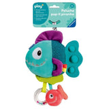 Ravensburger play+, Peluche pop-it - Piranha bleu, 6-36 mois, Premier ‚ge, bÈbÈ