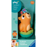 Ravensburger play+, Culbuto sonore Capybara, 6-36 mois, Premier âge, bébé
