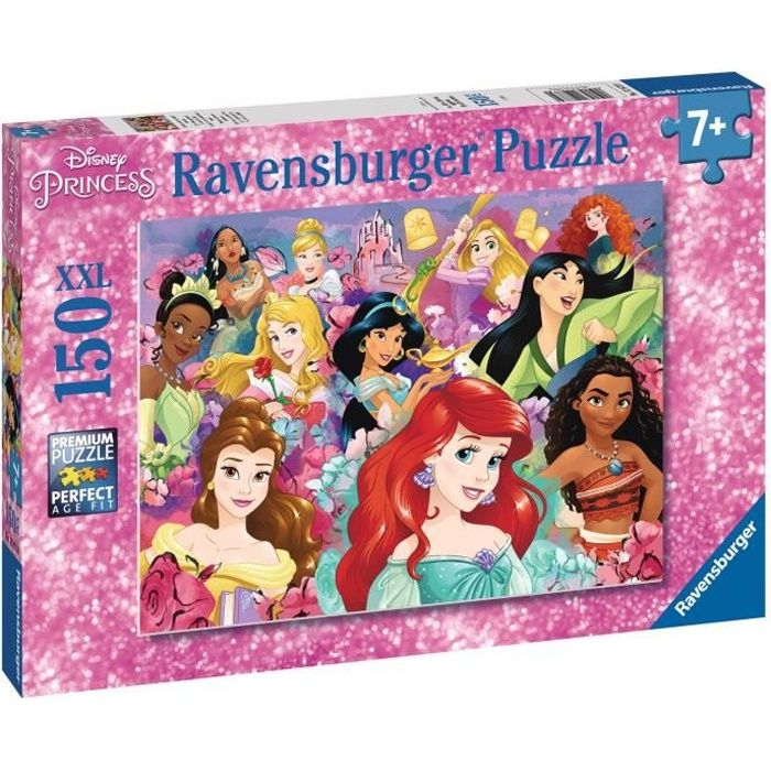 Puzzle Disney Princesses 150 pieces XXL Ravensburger - Les reves deviennent rÈalitÈ - Enfant 7 ans et plus