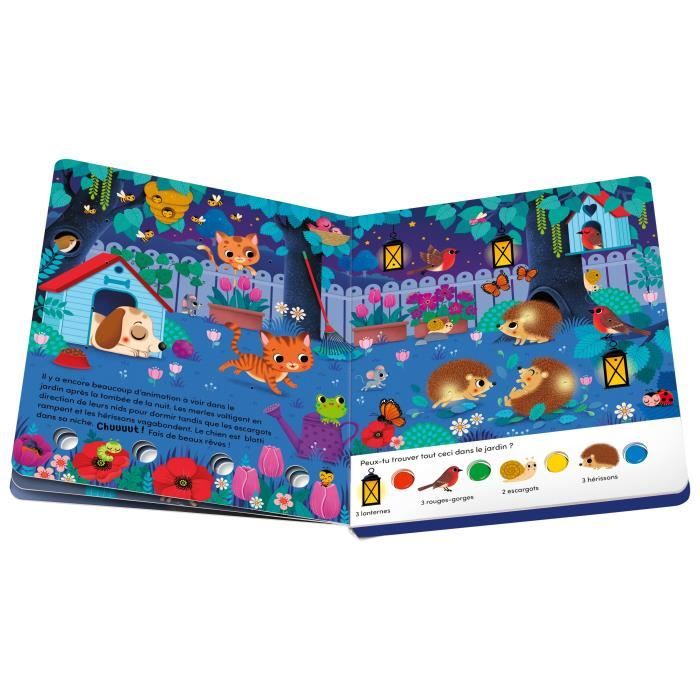 Ravensburger play+, Cherche et brille - Dans la nuit, Livre, Premier ‚ge, bÈbÈ