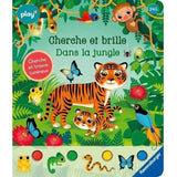 Ravensburger play+, Cherche et brille - Dans la jungle, Livre, Premier ‚ge, bÈbÈ