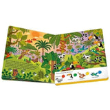 Ravensburger play+, Cherche et brille - Dans la jungle, Livre, Premier ‚ge, bÈbÈ