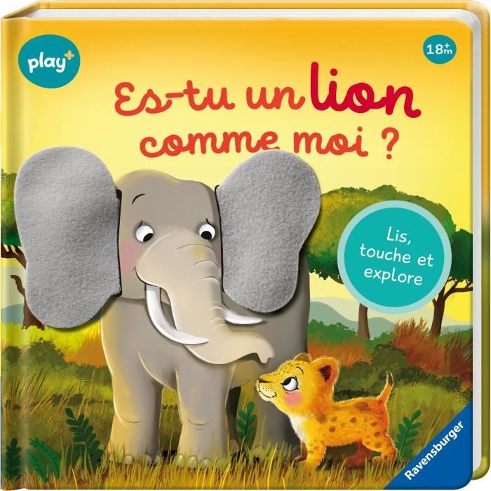 Ravensburger play+, Es-tu un lion comme moi ? , Livre, Premier âge, bébé