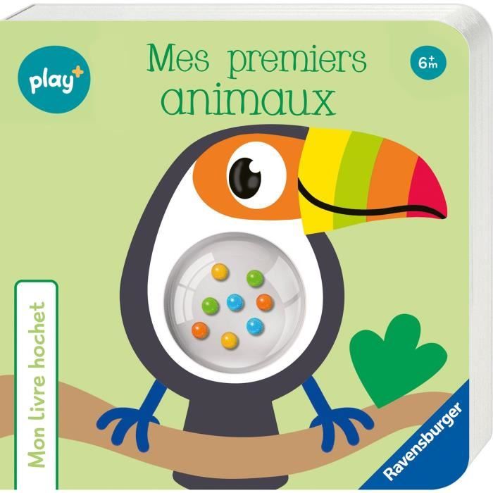 Ravensburger play+, Mon Livre hochet - Mes premiers animaux, Livre, Premier ‚ge, bÈbÈ