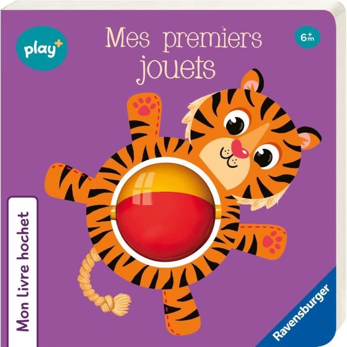 Ravensburger play+, Mon Livre hochet - Mes premiers jouets, Livre, Premier âge, bébé