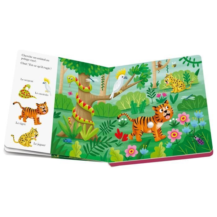 Ravensburger play+, Chut...qui est la ? Les animaux de la jungle, Livre, Premier ‚ge, bÈbÈ