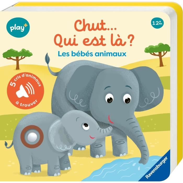 Ravensburger play+, Chut...qui est la ? Les bÈbÈs animaux, Livre, Premier ‚ge, bÈbÈ