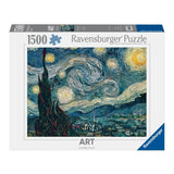 Puzzles - Puzzle 1500 pieces Ravensburger, Vincent Van Gogh: La Nuit Étoilée (80x60cm)