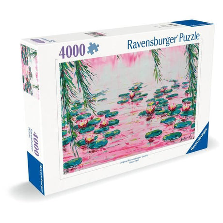 4000 p  Les nénuphars roses