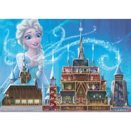 Puzzle - RAVENSBURGER - Castles Elsa - 1000 pieces - Multicolore - Pour enfants et adultes